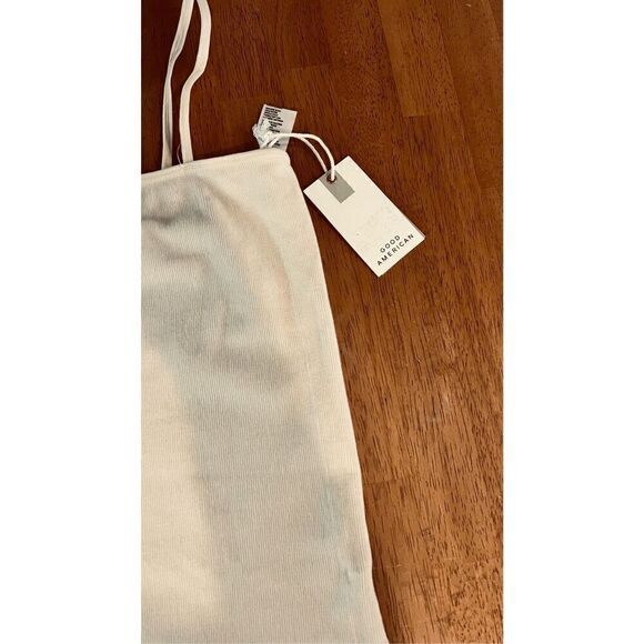 Good American Seamless Skinny Strap BodySuit Bone001 SZ 5/6 NEW - Picture 6 of 9